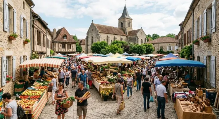 Les marchés hebdomadaires du Roannais : jours, lieux et spécialités